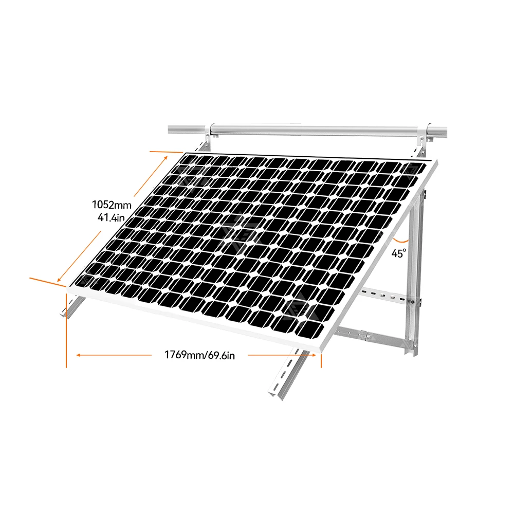 Portable Installation Of Solar Bracket, Simple Design, Sturdy and Durable, Can adapt to Various Scenarios