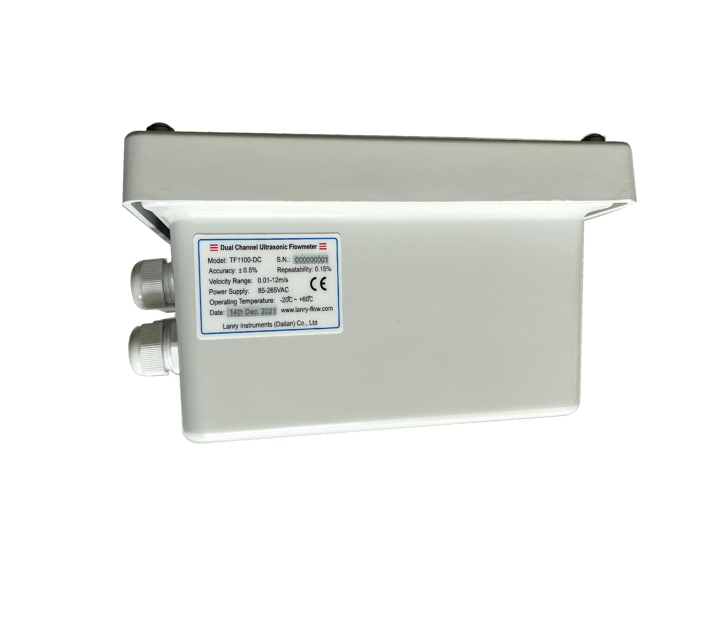 OEM 20mm-6000mm Pipe Portable Non Invasive Ultrasonic Flow Meter Hot Water Ultrasonic Flowmeter image 5