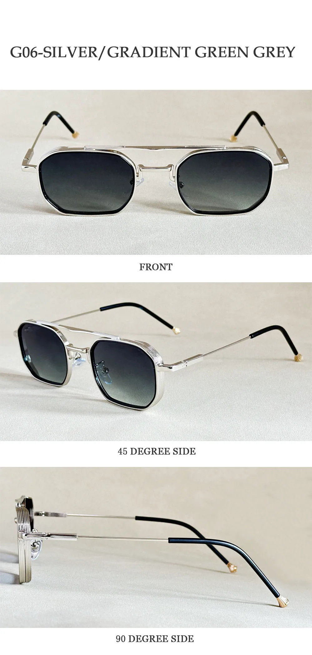 Fashion Square Sunglasses Women Trendy Vintage Glasses Luxury Sunglass Men Dropshipping Lunette Soleil Femme Zonnebrillen Dames – Detail 23