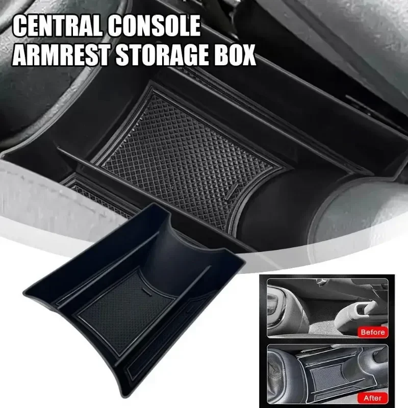 Para VW Up / Seat Mii / Skoda Citigo 2013 2014 2015 2016 2017 2018 2019 2020 2021 Caixa de Armazenamento para Apoio de Braço do Console Central Acessórios