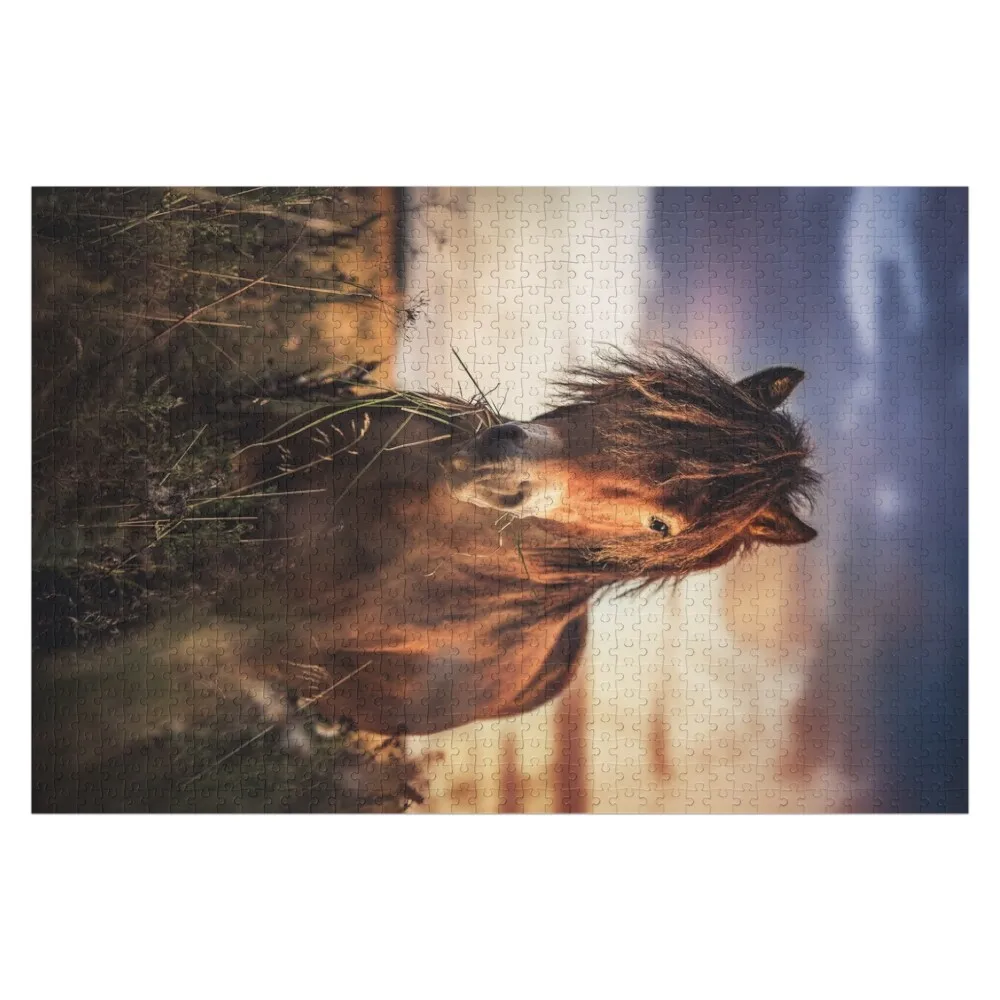 

Exmoor Pony Jigsaw Puzzle Personalized Wooden Name Wooden Boxes Customizable Gift Puzzle