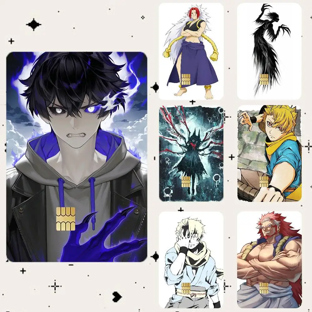 D-Daemons of the Shadow Realm HD Waterproof Card Skins Protective Stickers for Credit Bank Game Cards