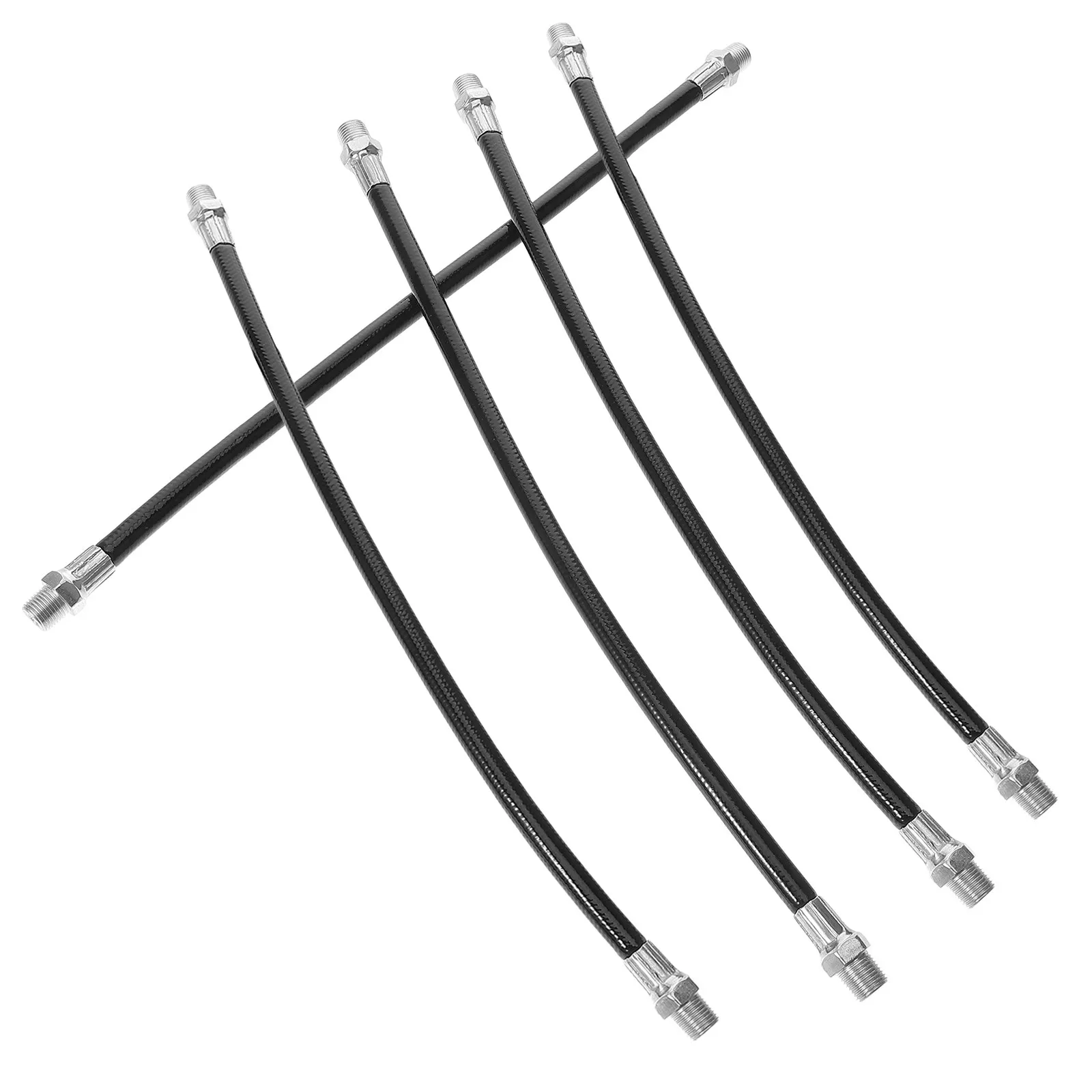 

5Pcs Grease Hose Set Flexible Quick Release High Pressure Manual Lubrication Tubes for Automotive Industrial Tools Repair