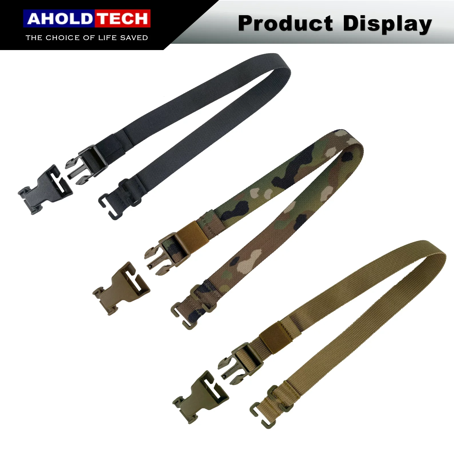 Imagem -04 - Holdtech-tactical Mochila Ajustável Strap Quick Release Fixação Molle Webbing Expansão Extensão Acessórios