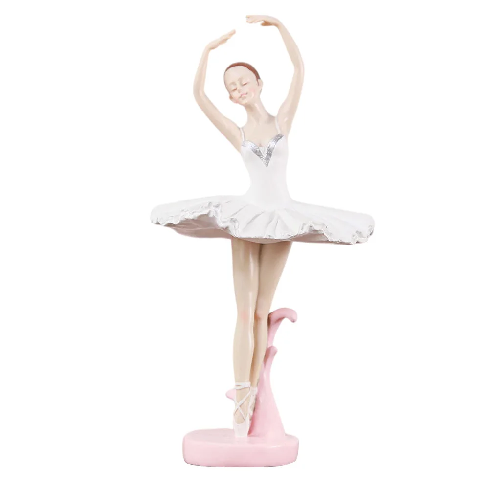 

1Pcs Lovely Ballet Girl Decoration Resin Ballerina Crafts Household Decorative Elegant Chic Gift Ballet Girl Decor