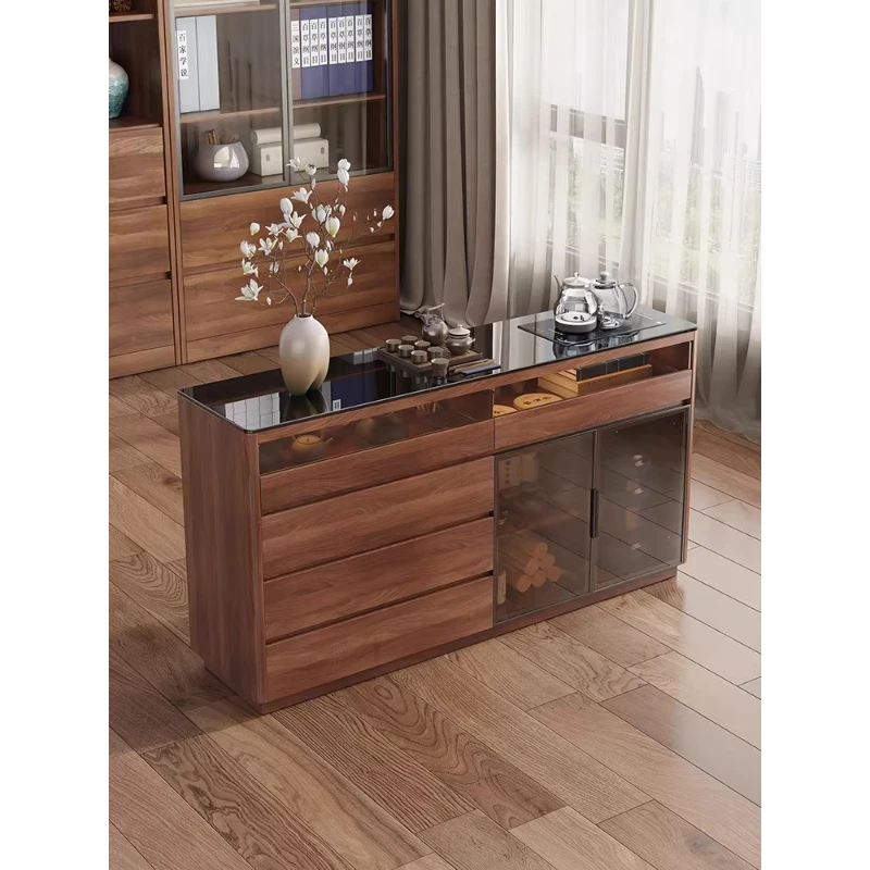 Smart tea bar machine with kettle 2025 new household dining side cabinet tea integrated bottom automatic water