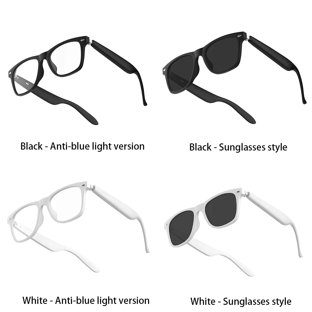 AI Intelligent Translation Glasses Earphone Glasses Anti Glare Sports Driving Sunglasses Music Headphones Glasses for Men Women