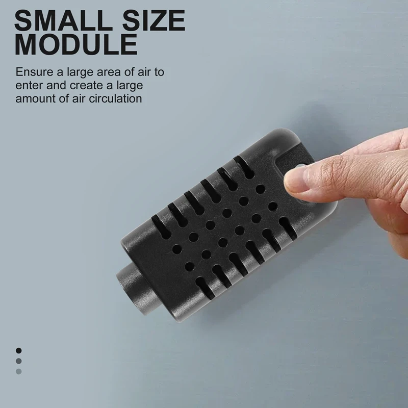 電気機器用湿度センサー付きrise-プラスチックケース、小型プロジェクトボックス、コントロールボックス、楽器用、2個