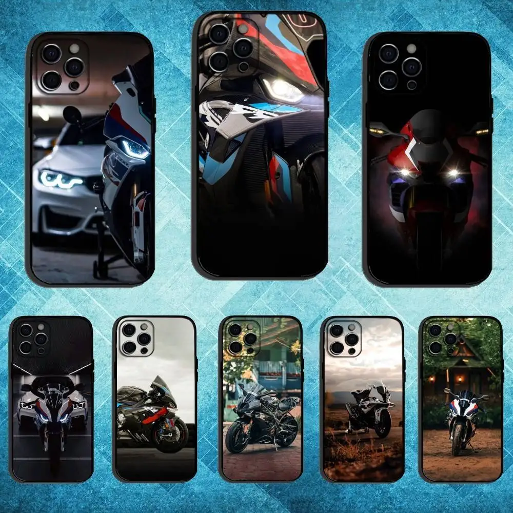 

Cool Sports Car S-S1000rr Phone Case For iPhone17,16,15,14,13,12,11 Plus,Pro Max Soft Black Cover