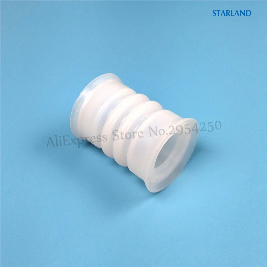 4Pcs White Seal Rings Silicone Pipes Spare Parts Elastic Sealing Tube Soft Serve Ice Cream Machine Accessoriy Replacement