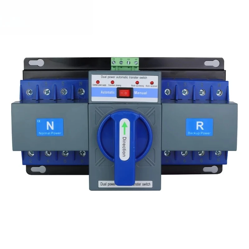 電力配電システム用単相・三相自動切替スイッチ（63A）