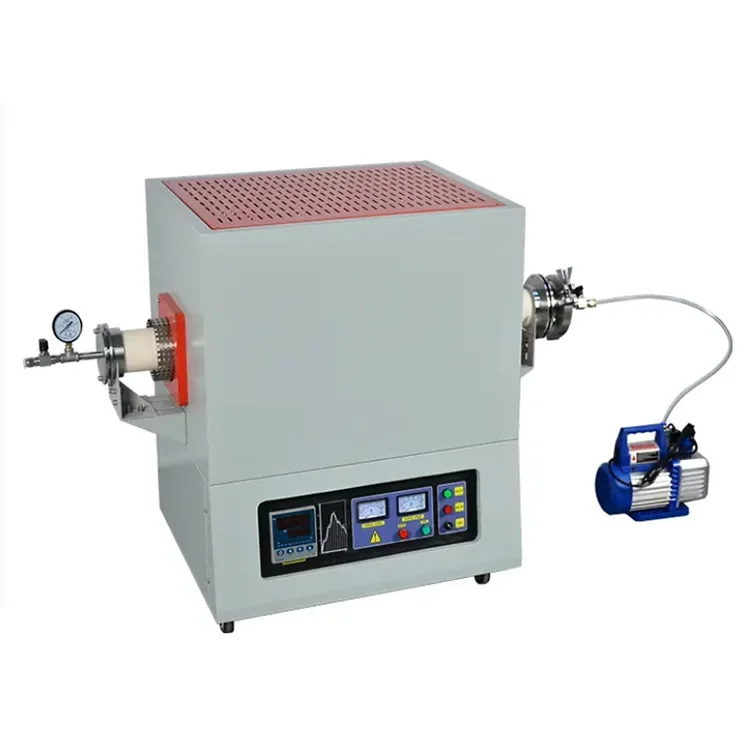 1200 to 1700 C High Temperature Laboratory Vacuum Tube  Melting Sintering Furnace