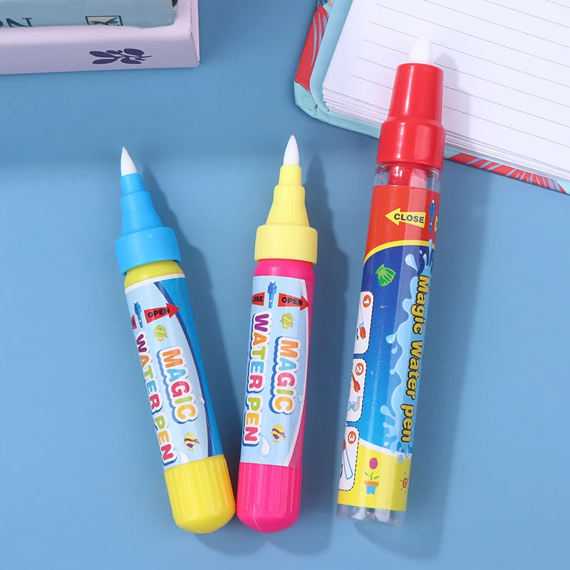 New New 5PCS Magical Water Drawing Pen Toy Pen Kid Painting Water Writing Mat Pen Doodle Pens Replacement Tool Education Toy