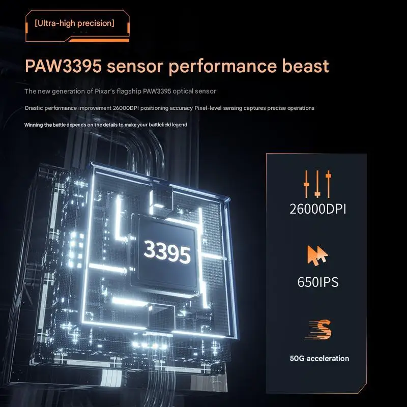 METAPHYUNI P2 Mouse da gioco 60g Wireless 3 modalità simmetrico compatto per mani piccole e medie ergonomico leggero Vendita calda