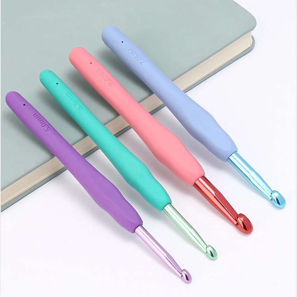 Gancho De Ganchillo Colorido De 2,0Mm-8Mm, Mango Ergonómico Para Manos Artríticas, Agujas De Tejer Extra Largas Para Principiantes, Hilo De Ganchillo — -50%, $0.47 Coupon, from $0.46 – 50% descuento – €0.46