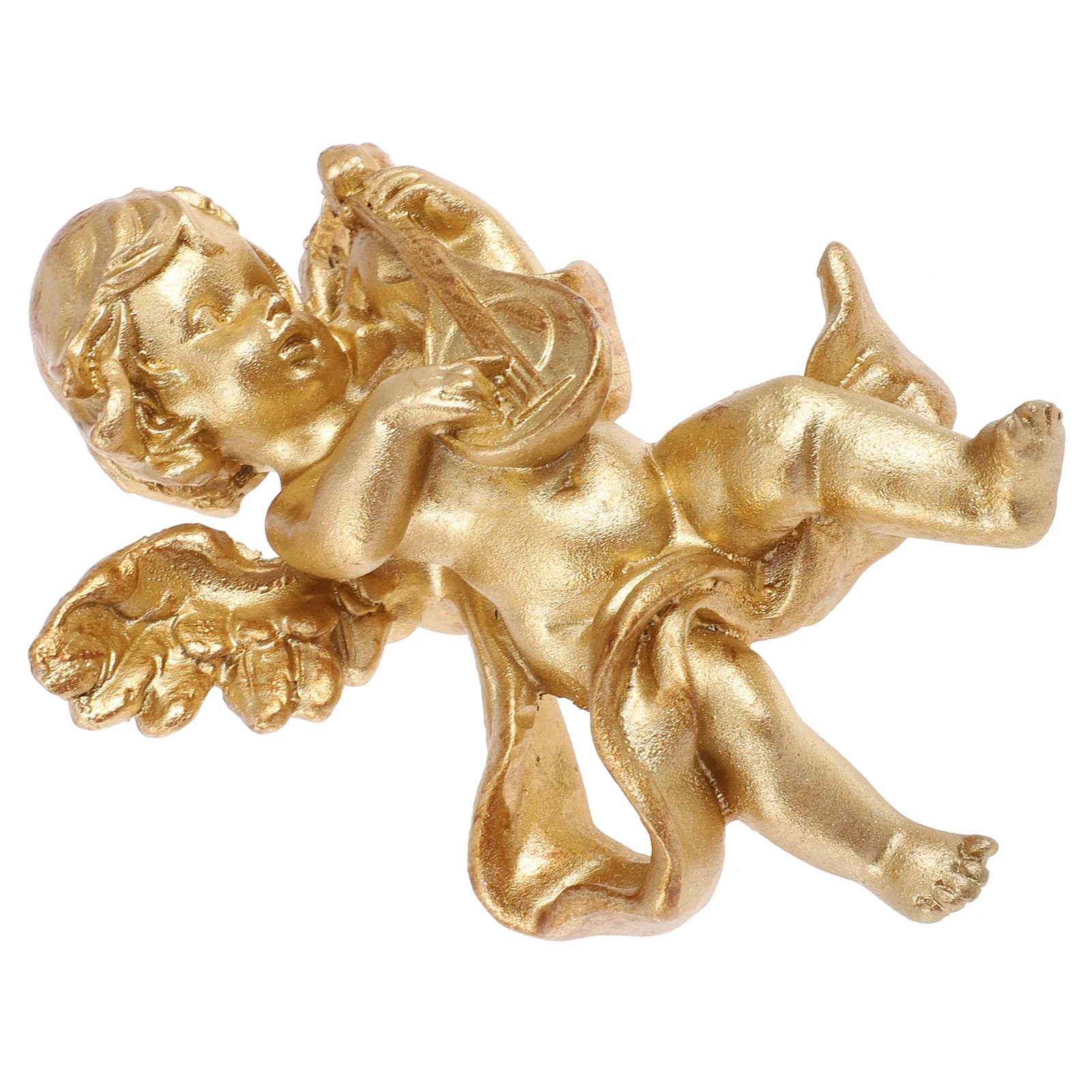 

Plaster Sculpture Decorative Angel Wall Ornament Fine Craftsmanship Home Festival Decoration Portable Space Saving Design