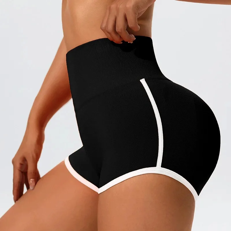 النساء عالية رياضة الخصر السراويل سلس اليوغا السراويل اللياقة البدنية تشغيل السراويل الرياضية البطن التحكم بعقب رفع طماق ضيقة