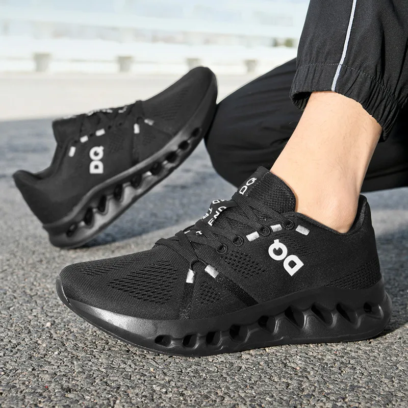 STRONGSHEN Lichtgewicht Heren Sneakers Outdoor Hardloopsportschoenen Voor Heren Comfortabele Ademende Mesh Atletische Training Gymschoenen