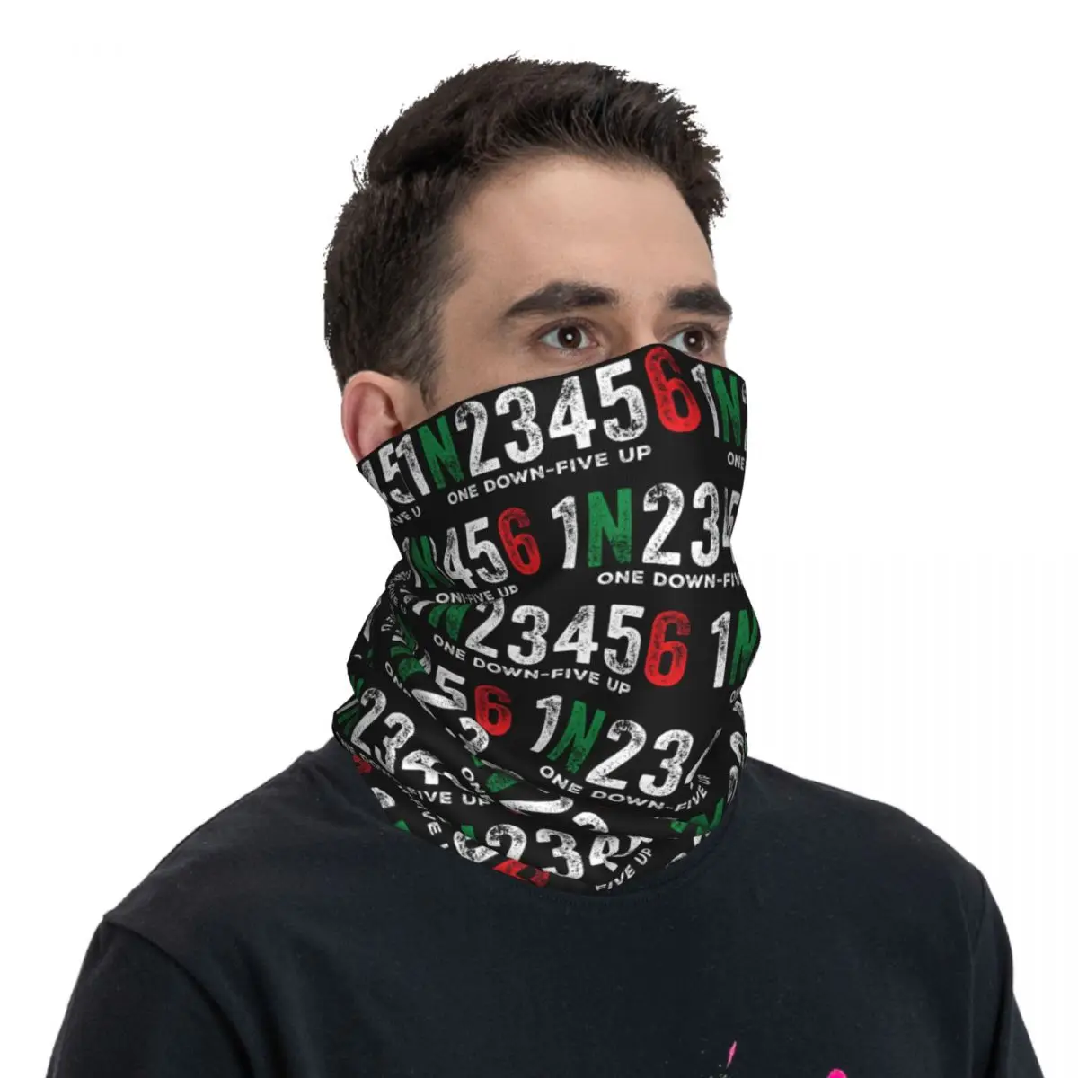 Marvelous Bandana Neck Gaiter Motorcycle Club Two Sides 1n23456 Face Mask Balaclava Cycling Unisex Adult Breathable