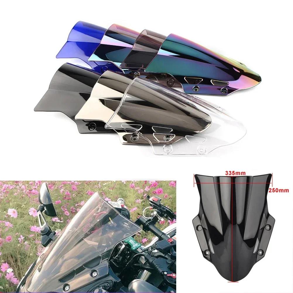 Motorcycle Double Bubble Windshield Deflector Protector Wind Screen For Suzuki GSX250R GSX 250R GSXR 250 2017 - 2019 2020 2021