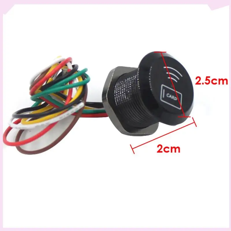 B24B Mini RFID Proximity Card Reader IP68 Waterproof 13.56Mhz IC Card Reader Wiegand26/34 Card Reader For Access Control System