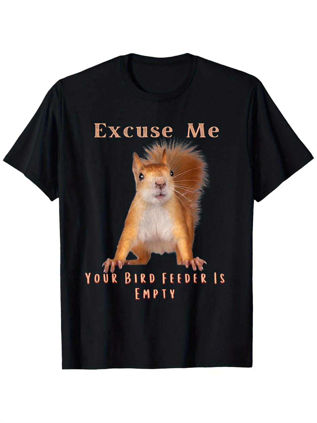 Men'S Casual Cotton T-Shirt Pure Large-Sized Humorous Pattern Printed Top Cotton Top Men'S T-Shirt Comfortable Material