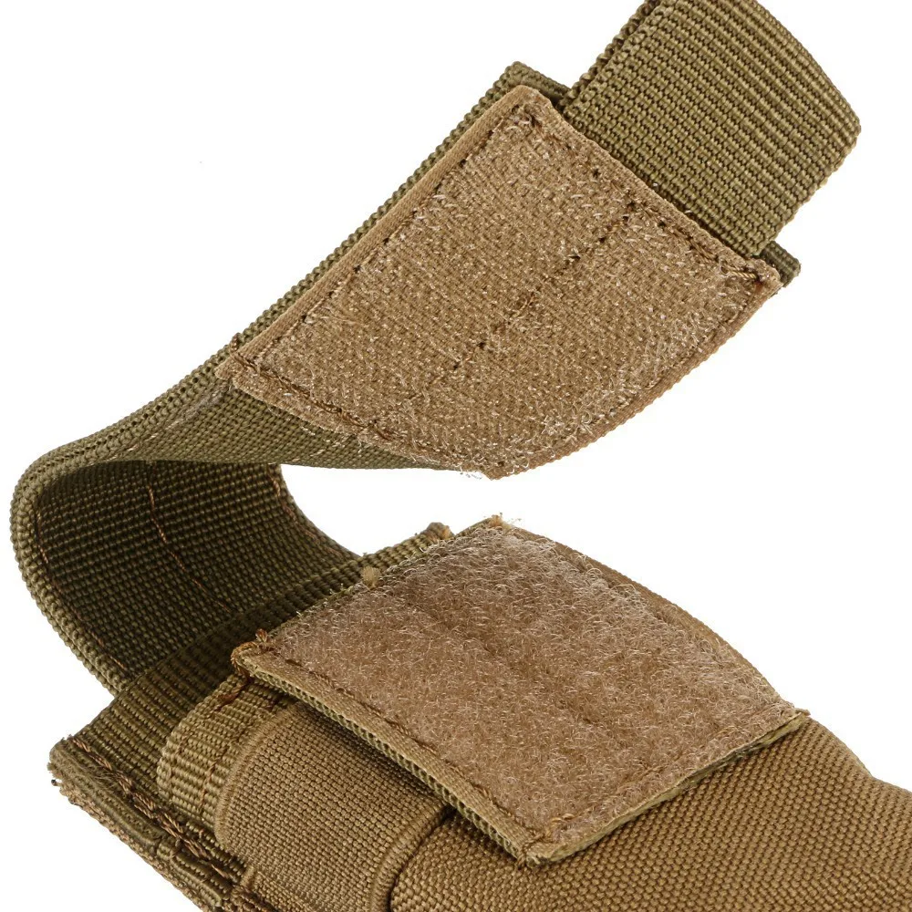 Portacargador MOLLE doble para pistola con funda linterna y cuchillo - imagen 5