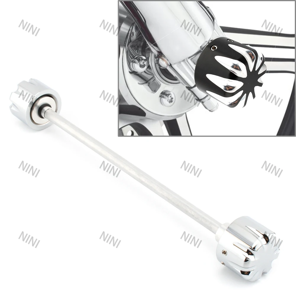 

Motorbike For Harley Davidson FXFB FXFBS 2018-2021 FXDRS 2019-2021 Front Axle Nut Covers Caps Front Axle Cover Installation Kit
