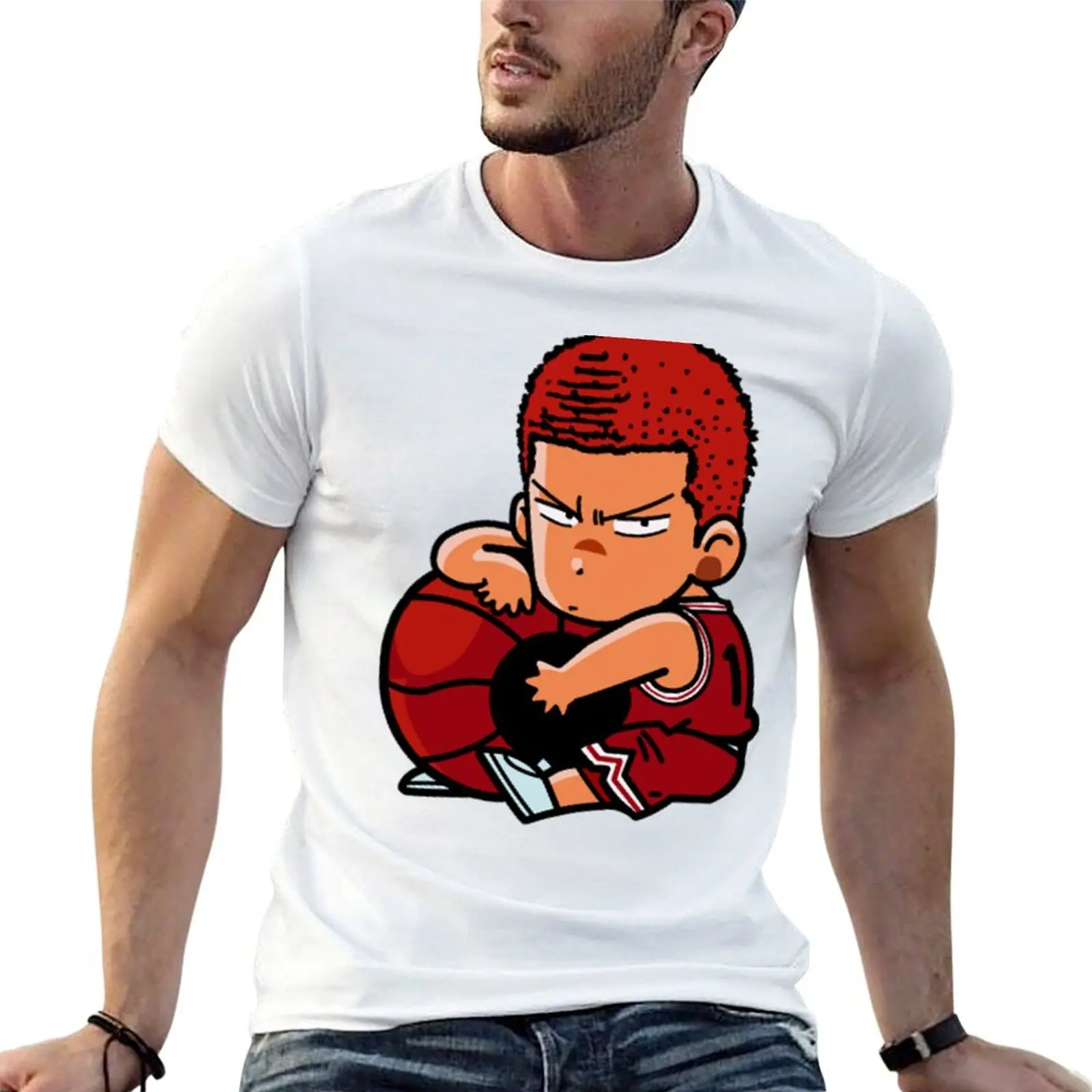 Футболка Tensai Basket Ball Man из мягкого хлопка с принтом