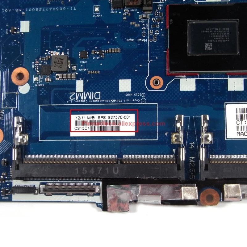 Imagem -02 - Placa-mãe com Dissipador de Calor para hp Elitebook 745 g4 755 g4 6050a2834601 915914601 917765-601