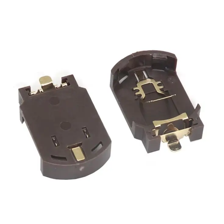 【20-10PCS】 BS-8 CR2032 CR2025 Gold-Plated Button Battery Holder 2032 Battery Box Socket Case