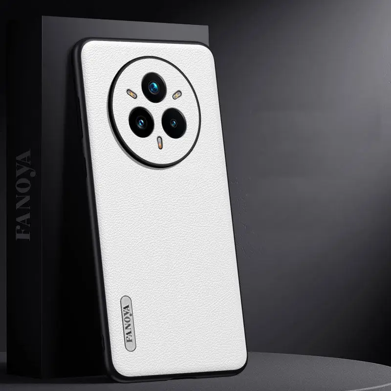 

For Realme 14 Pro Plus Case Luxury vegetable tanned leather Skin-friendly Anti-fall Cover For Realme14 Pro Plus Funda