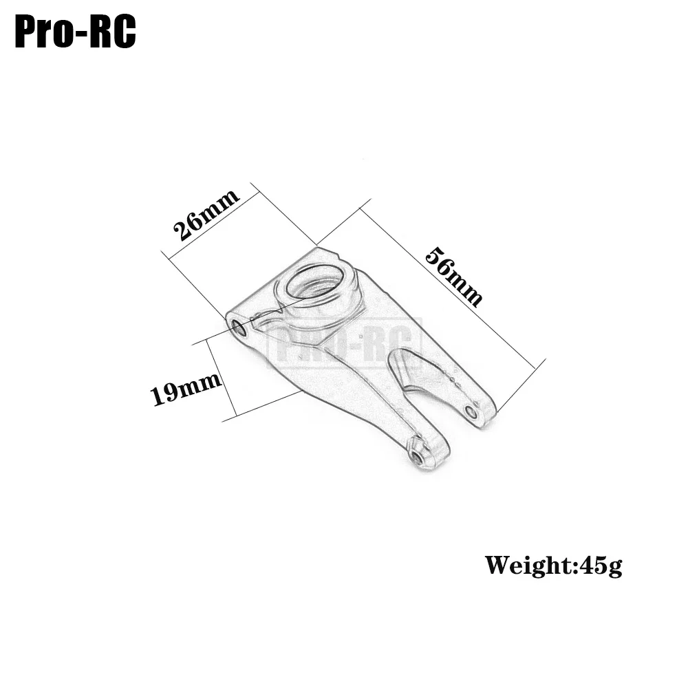 1Set Aluminum Alloy Rear Axle Hub AR330467 Upgrade Part for 1/10 ARRMA Senton Big Rock Granite Vorteks Typhon 3S BLX 4WD Rc Car