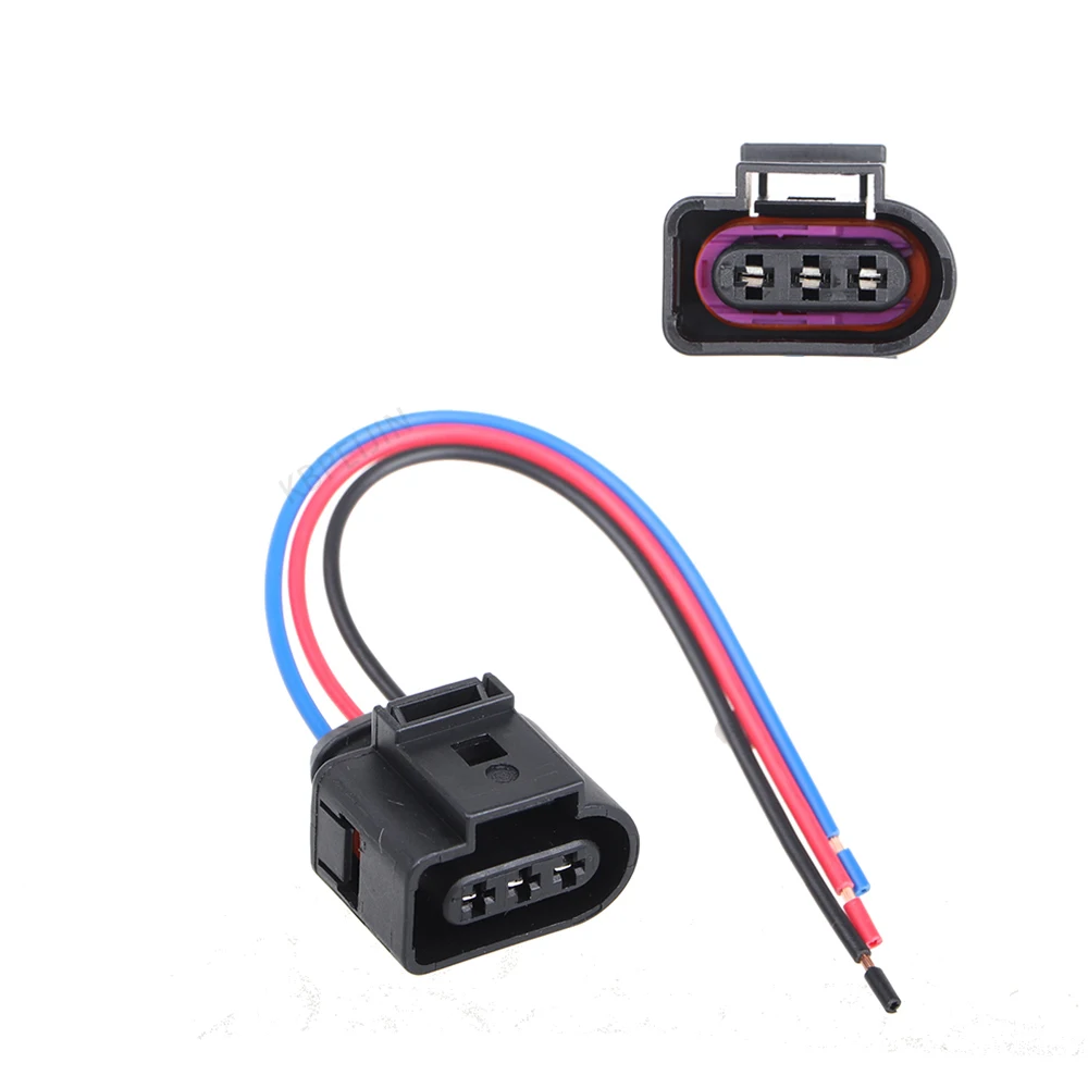 1x Car Light Sockets Adapter Sensor Plug Connector For Vw Jetta Golf A3 A4 Q5 Q3 Wiring Harness Accessories