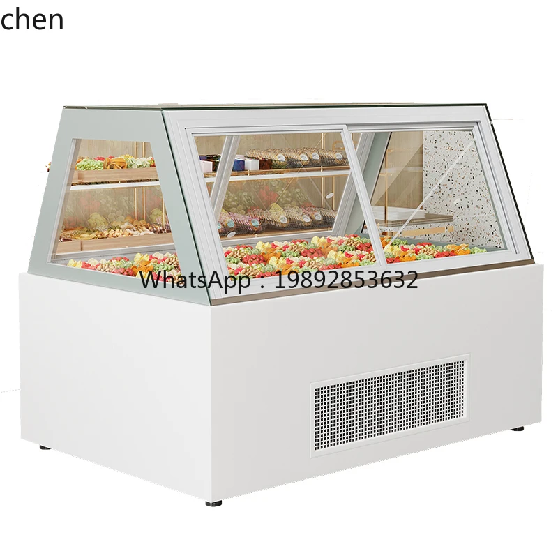 freezer preserves Nakajima display cabinet snacks jerky refrigerated cabinet fruit fried goods fresh-keeping cabinet