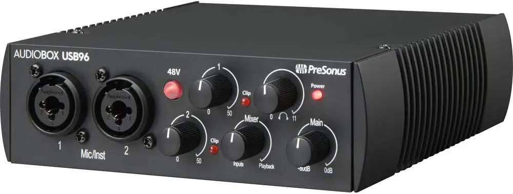Presonus Audio box 96 Audio-Interface (kann blau oder schwarz variieren) Full Studio Bundle mit Studio One Artist Software Pack mit Mackie