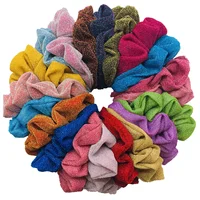 20/30/40PCS Girls Sparkly Sequins Scrunchies for Hair Elastic Scrunchy Ties Ropes Ponytail Holders Rubber Bands Glitter Bling - Image 2