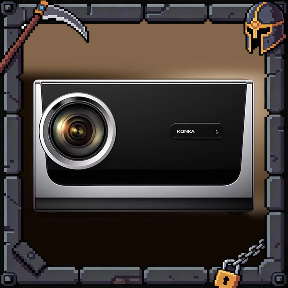 

Проектор KONKA E30 1080P, 800 CVIA люмен, источник света 115 Вт, высокая контрастность, поддержка четырехсторонней коррекции, автофокус, подарки