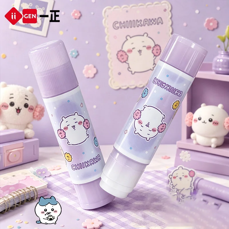 24-pieces-de-colle-solide-kawaii-chiikawa-adhesif-anime-usagi-hachiware-pour-scrapbooking-journal-cahier-fournitures-de-bureau-cadeaux