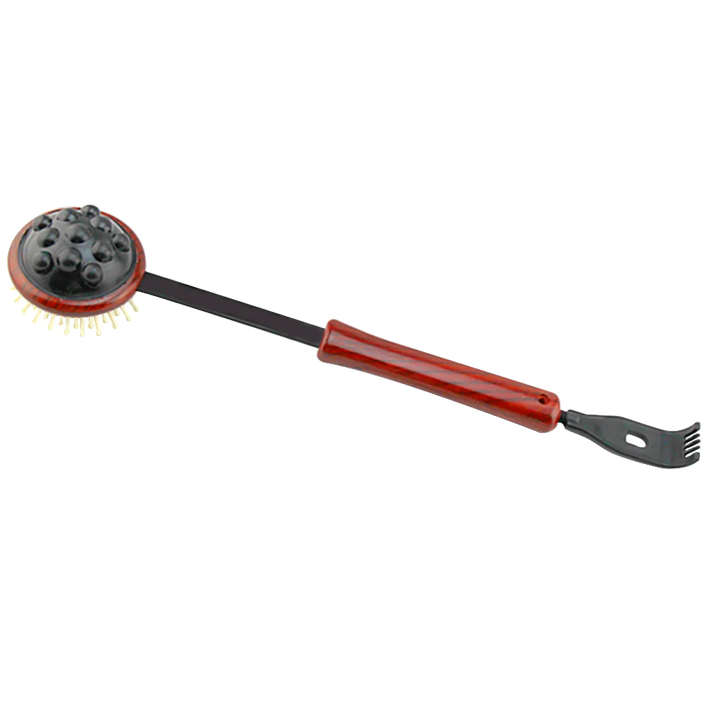 

1Pcs Massage Hammer Long Handle Durable Handheld Back Scratcher Multifunctional Body Relaxation Massager for Neck Waist Legs