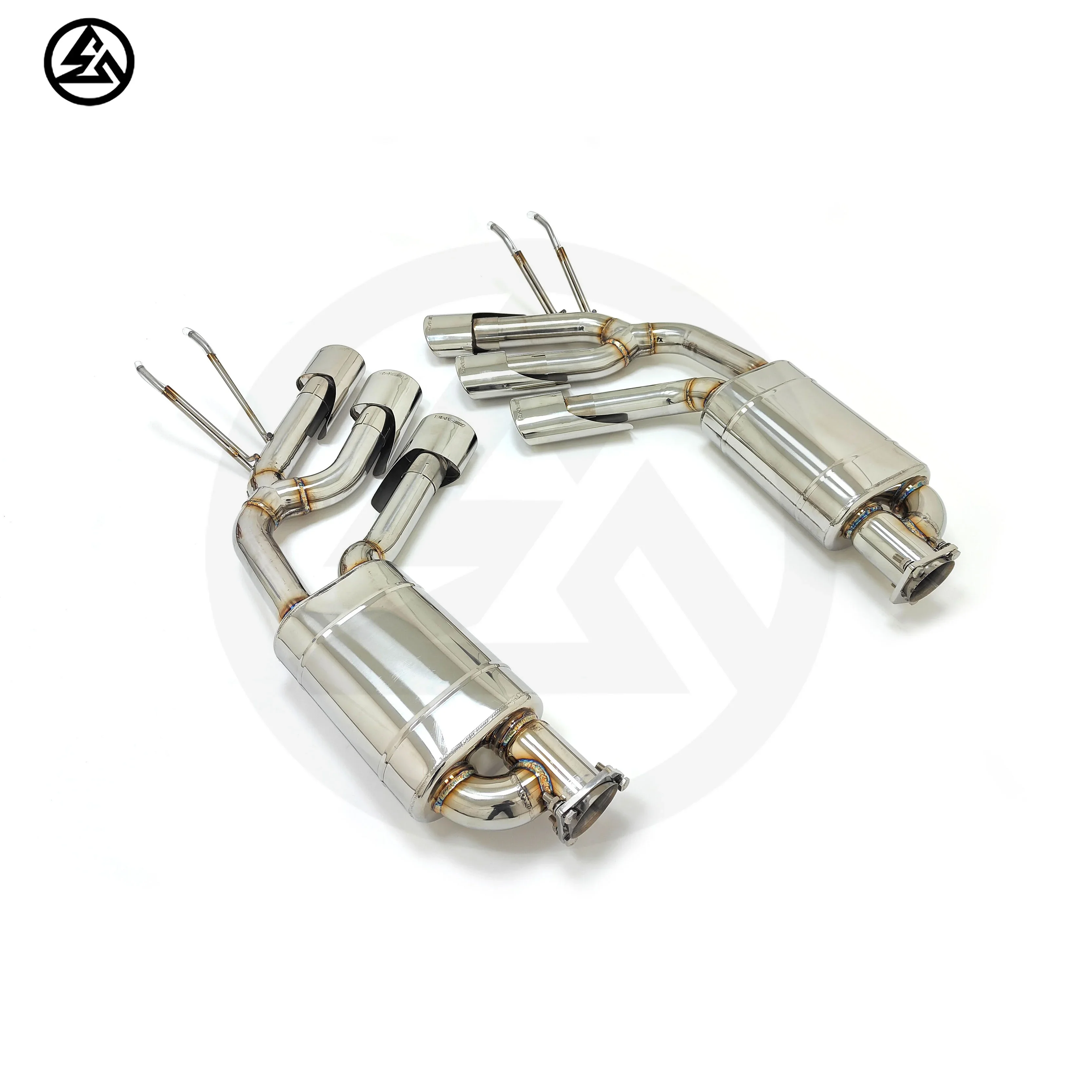 CSZ ODM Without Valved Exhaust for Mercedes Benz AMG W463 G500 G63 G65 5.5T Muffler Catback With Tips Straight Pipes