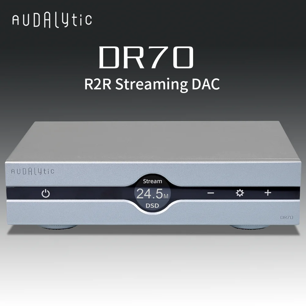 Audalytic DR70 hifi R2R Streaming DAC وحدة فك ترميز الصوت للموسيقى الرقمية وحدة فك ترميز الشبكة تدعم DLNA وAirPlay