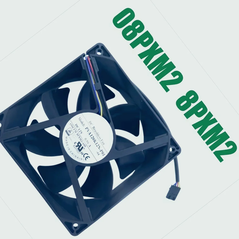 

For DELL For Precision Tower 7910 08PXM2 8PXM2-A00 PVA120K12N-P01-04 DC12V 0.90A 4PIN Desktop Front Cooling Fan