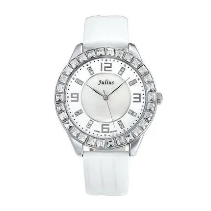 ساعة يد نسائية أنيقة بقرص كبير، طراز كوري عصري وعصري، حزام جلدي، ساعة كوارتز نسائية، هدية للنساء. #5