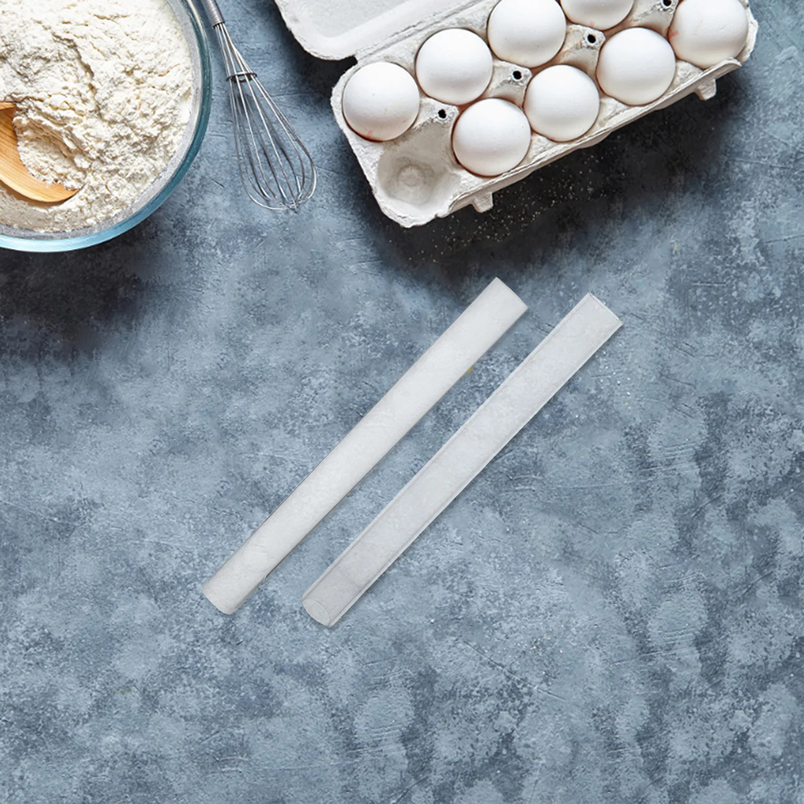 

4Pcs Clear Acrylic Sculpting Clay Rolling Bars Solid Hollow Rollers for DIY Craft Pottery Baking Modeling Shaping Tools