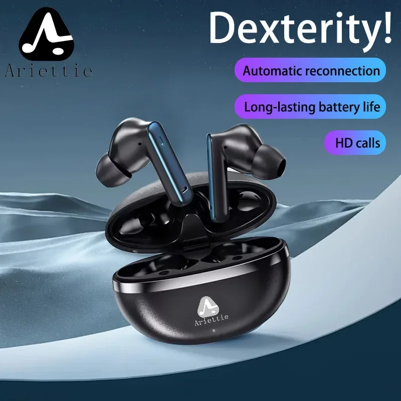 Original Ariettie G2900 Wireless Earbuds Bluetooth Headset Charging Earphones For Noise Reduction Headphones HiFi Sport Mic free