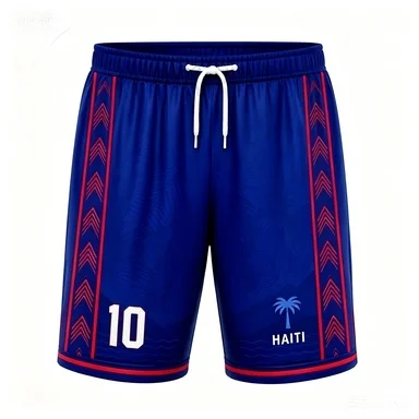 2026 New HAITI Palm Quick Drying Football Basketball Shorts for Sports Training and Casual Beach Pants for Men