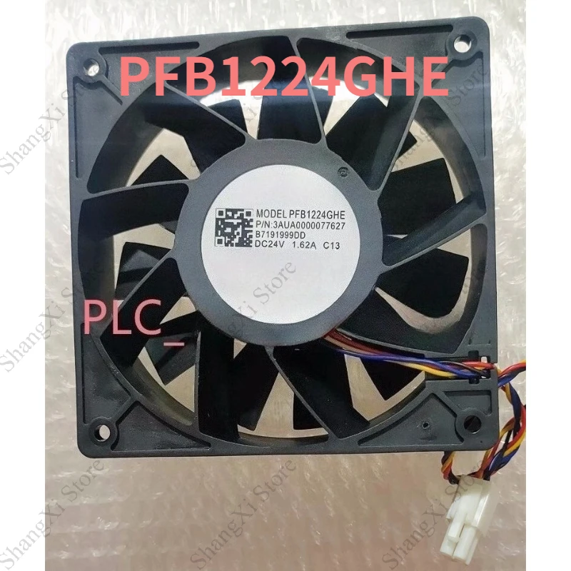 1PCS PFB1224GHE 3AUA0000077627 DC24V 1.62A 12CM 4-wire Cooling Fan Fast Delivery