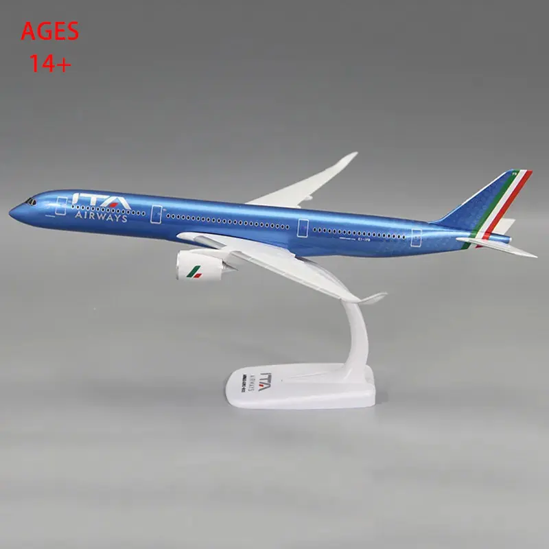 مقياس 1:200 للطيران الإيطالي الخطوط الجوية ايرباص A350-900 الخطوط الجوية طائرة نموذج طائرة لجمع الهدايا