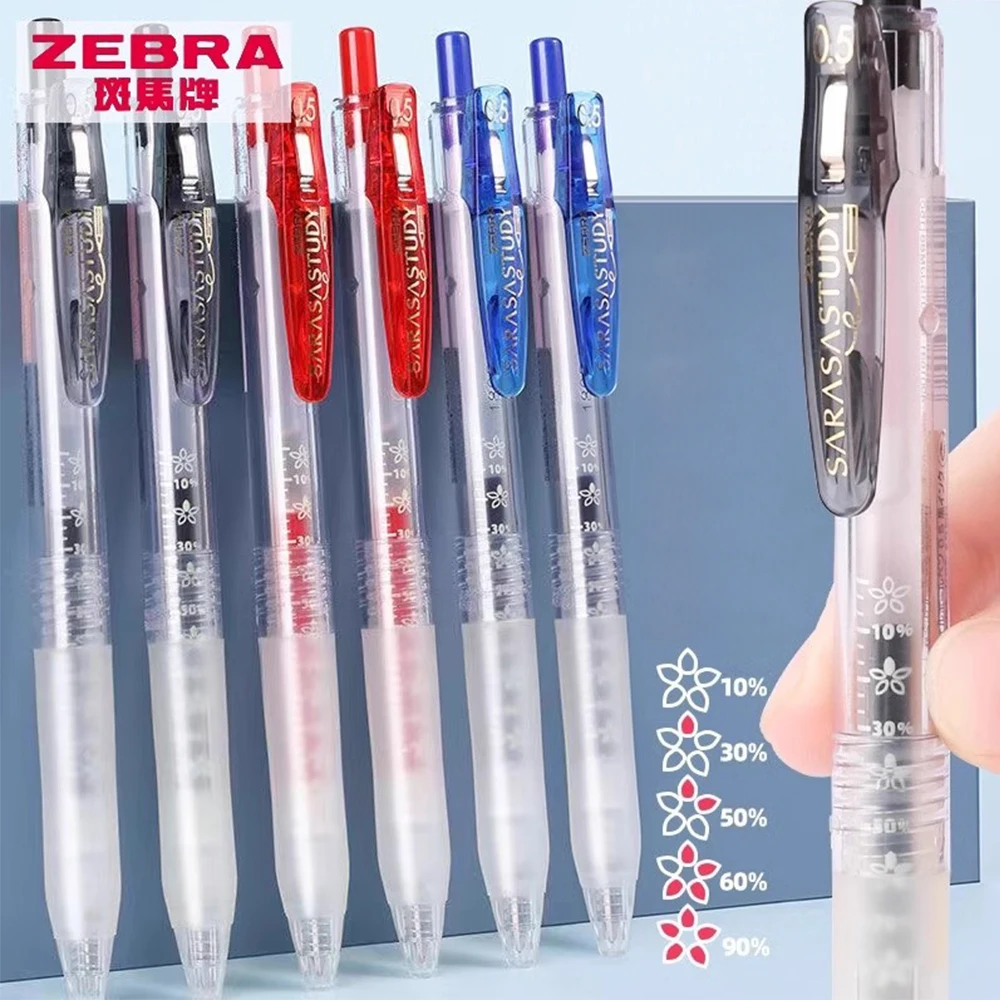 1pcs Japa ZEBRA Gel Pen JJM88 Limited Edition Floral Ballpoint Pen Simple Quick-drying Flower Scale Refill Classic Stationary